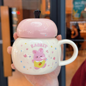 BOJINGLIPIN | Rabbit Design Ceramic Mug Birthday Gift Practical Novelty