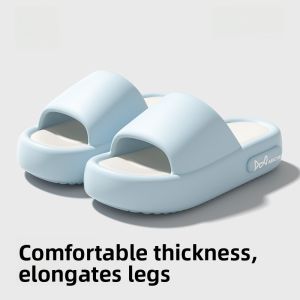 MiiOW | Mens Summer Indoor Home Anti-slip Thick Bottom Silent No Odor Feeling New Slippers Casual Style EVA Home Slippers