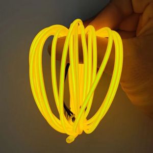 Neon Light Battery Powered USB Super Thin Cold Light Fluorescent Light Cuttable Clothes Fluorescent Suit Light Strip DIY