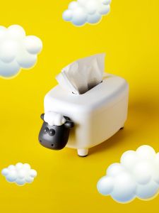 กล่องใส่กระดาษทิชชูกล่องใส่กระดาษทิชชูน่ารักสร้างสรรค์กล่องเก็บกระดาษทิชชู่ในห้องน้ำห้องรับแขกใช้ในบ้านห้องนอนสำหรับสาวๆ