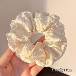 Phụ Kiện Tóc Mùa Thu Đông Mới Nhung Mềm Mại Thanh Lịch Nữ Tính Dây Buộc Tóc Da Dây Thun Thời Trang Phụ Kiện Tóc Cho Phụ Nữ