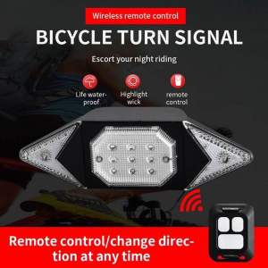 USB Smart Bike Taillight Remote Control Rear Bicycle Light LED Bicycle Indicator MTB Road Cycling Turning Signal