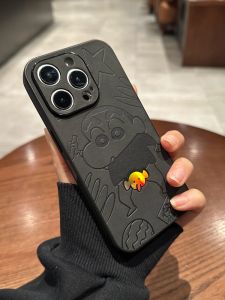 AO.HU | Cartoon Crayon Shin-chan Designed Phone Case Shockproof