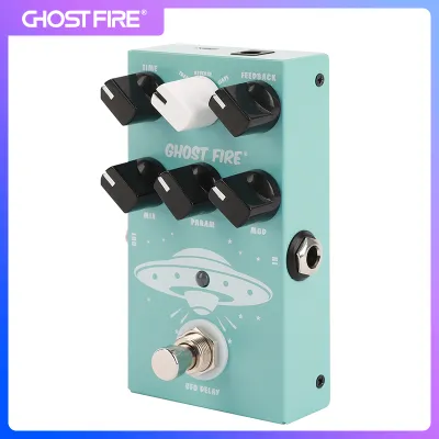 GHOSTFIRE Guitar Delay Pedal for Pedal Boards9 Different Delay Effects for Electric Guitar BassTapeTrue Bypass (UFO Delay)