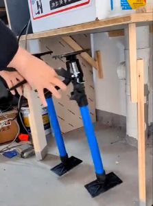 Telescopic Support Rod Hanging Cabinet Jacks Multifunctional Adjustable Third Hand Tool for DIY Door