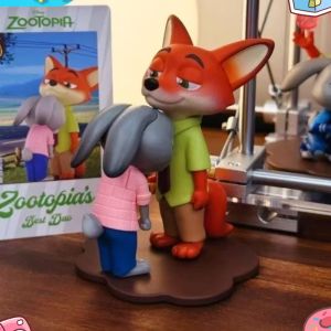 New Cartoon Zootopia Nick Judy Figure Collectible Sweet Dependence Toy For Boys Display Action Figure Collectibles