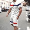 Summer Sportswear Trend Men 3D Printed Tracksuits Clothing Casual Shorts And Tshirts Set Sweat Suits Summer Tracksuit Men Sets. 