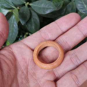 Phụ Kiện Tháp Phật Đầu Hình Quả Dưa Chuột Khối Hình Vuông Tròn Ba Lỗ Gỗ Cổ Đại Đỏ Dầu Tái Tạo Thủ Công Từ Trung Quốc Đại Lục