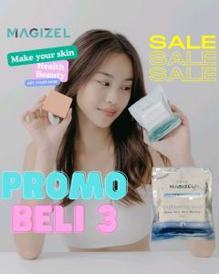 BELI 3 LEBIH HEMAT!! MAGIZEL DNA SALMON Brightening Soap sabun viral pencerah / cerah / kecantikan / cantik / flek / jarawat / bekas jerawat / kusam / kerut / sabun wajah / sabun badan / sabun cowo cewe