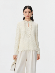 Koradior | Winter New Elegant Lace Top Waterdrop Hollow National Style