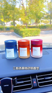 Car Aromatherapy Fragrance Balm Car Perfume Air Freshener Odor Removal Wangi Kereta
