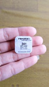 Renata SR714SW Baterai jam tangan Renata 341 SR714SW Silver 1.55V