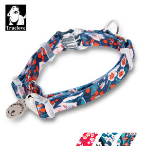 TRUELOVE Lightweight Cat Collar Adjustable Pet Collar Escape Proof Durable Comfortable Soft with Pendant and Bell for Kittens Cats