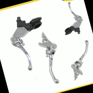 140cc 125cc 110cc Pit Dirt Bike Chrome Folding Clutch Brake Lever For 7/8" Handle Bar Fit For Atomik Dhz Orion Bosuer BSE