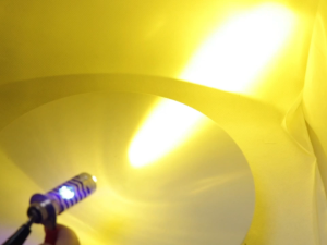 Mini Driving Light Killer Bulb Motocycle LED Headlight With yellow Park Light T19 H4