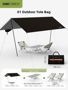 one forest | Sunproof Camping Tent Set