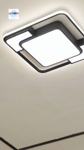 Lampu LED Ceiling Light Remote Control Tricolor Dimming Lampu Tidur Bilik Nordic Light Living Room Lights Bedroom Light Ceiling Lampu LED