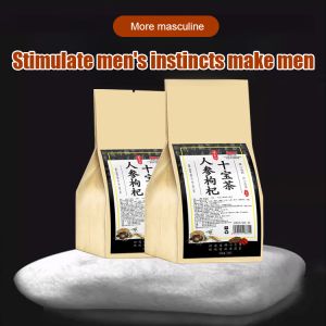 🔥Ginseng and Wolfberry Ten Treasures Tea Ginseng and wolfberry tea Flower and fruit tea Substitute