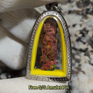 Colorful Pillar Leklai Pendant 彩柱力泥吊坠 Leklai Amulet 马来西亚力泥 100% Natural Leklai Malaysia