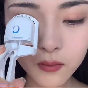 TIK TOK Heated Eyelash Curler USB Rechargeable Electric Temperature Control Mini Eyelash Curler with 2 Heat Settings Power-Off Protection for Quick Nature Electric Portable