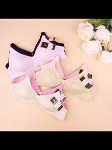 เสื้อในแฟชั่นไม่มีโครงมี2ตะขอ ผ้านิ่ม ซื้อที่ไทย สบาย สมุด