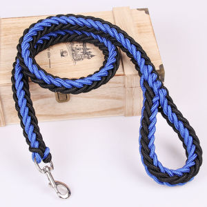 Thickened Eight Strand Dog Leash Chest Harness for Golden Retriever Labrador Medium Large Dogs Explosive Proof Pulling Rope