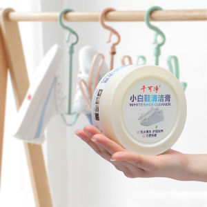 Ready in Stock: 120g White Shoes Cleaning Cream & Wipe Sponge