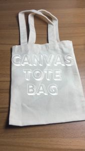 VSPH 1pc Plain Canvas Tote Bag Printable High Quality and Thick Fabric 8x10 inches