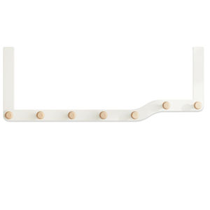 Long Door Hook Iron Storage Rack Bag Hanger Clothes Hook Door Back Hanging Shelf Bedroom No Drilling Needed Bag Organizer