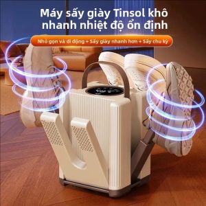 Máy Sấy Giày Gấp Gọn 6 Tay TINSOL 220V Máy Sấy Giày Và Tất Mùa Đông Với Chức Năng Khử Mùi Hút Ẩm Và Khử Trùng