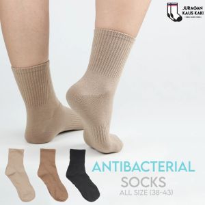 Kaos Kaki Panjang Pria Wanita Polos Katun