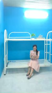 Giường tầng trẻ em đẹp giá rẻ - giường 2 tầng ngủ tiết kiệm không gian-kí túc xá