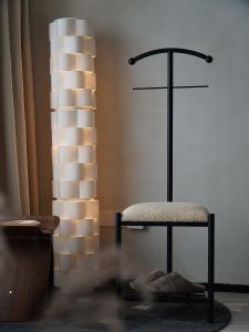 Modern Minimalist Small Sheep Entrance Hall Coat Rack Shoe Bench Designer Living Room Decor Iron Material Welded Structure