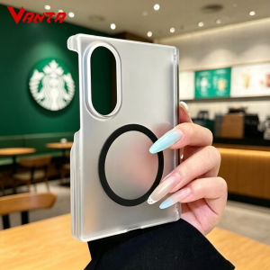 Z Fold 8 Wide for Magsafe Matte Translucent Hinge Protection Case for Samsung Galaxy Z Fold8 Ultra Fold 7 6 Magnetic Hard Cover