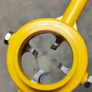 Eden 6PCS PVC Steel Threads On Water Pipes Manual Hand Tool Plastic Pipe Set 1 NPT Tube