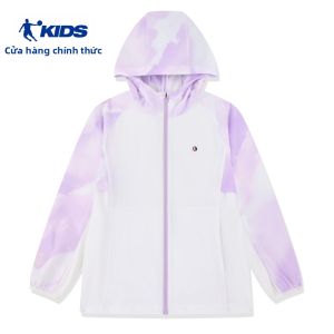 Qiaodan | Áo Khoác Bảo Vệ Chống Nắng Mỏng Nhẹ UPF 100+ Cho Bé Gái Mùa Hè