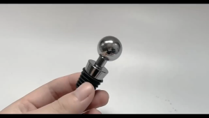 Penutup Botol Wine Stainless Steel Elegan Desain Bola Dan Hati / Penutup Botol Wine Kedap Udara