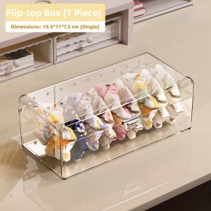 TUCHANG | Transparent Segmented Organizing Box For Kids Hair Accessories