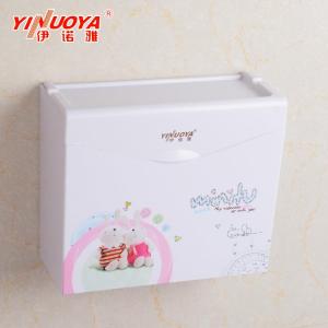 Bathroom Toilet Paper Box Waterproof Square Flat Paper Box Sanitary Room Tissue Holder No Drilling Required Household Storage Organizer