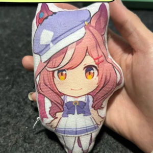 IN STOCK Creative cartoon pinch sound horse racing girl Manman Bobo Ba Hakimi opera sound effect doll lucky pendant plush keychain赛马娘曼曼波波巴哈基米歌剧音效玩偶吉利挂件毛绒钥匙扣