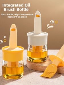 GUOQI | Heat-Resistant Silicone Oil Brush With Bottle