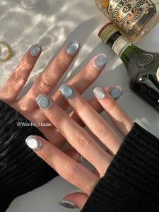 Pakai Kuku Handmade Penuh - Siri Cat-Eye Berkilau 1 - Dilengkapi dengan Kit Alat / 100% Handmade Wearable Nails – Cat-Eye Sparkle Series 1 - Comes with Full Tool Kit
