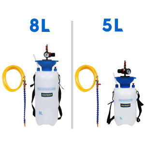 [Upgrade version] AUTOOL 5L 8L pneumatic gearbox fuel dispenser (ATF) portable replacement tool compressive and high temperature resistant suitable for fluid liquids