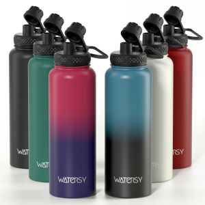 WATERSY 15oz/32oz Stainless Steel Thermal Mug with Handle Large Capacity Insulated Tumbler Cup Vacuum Flask Water Bottle