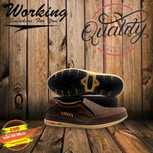 sepatu casual pria dewasa terbaru sepatu formal sepatu working sneakers pria J-05