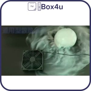 12cm x 12cm Single Cooling Fan External Cooler Stand For Router/Modem/TV Box With 5V USB Powered(1200/2000 RPM)