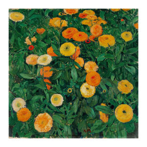 Modern Minimalist Fresh Plant Sunflower Square Art Decorative Painting Sticker Self Adhesive Poster Home Decor Wall Art