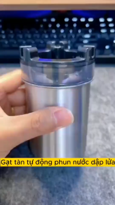 【24h Ship】Smart ashtray with water compartment for cars with metal shell