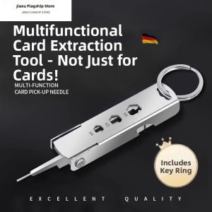 TIANZHENTONGXIU | Mini Portable Multi-function SIM Card Ejector Keychain Tool