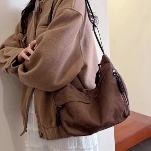 Túi Đeo Vai Nữ Cỡ Lớn Phong Cách Retro Chất Liệu Mềm Mại Kiểu Dáng Giản Dị Có Dây Đeo Chỉnh Được Túi Đeo Nách Tối Giản Dành Cho Người Đi Làm